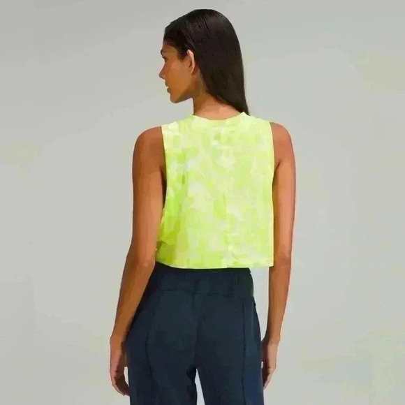 Lululemon All Yours Cropped Cotton Tank Top *Tie Dye - Picture 2 of 6